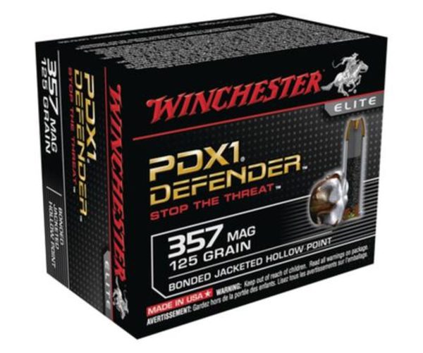 Winchester PDX1 Defender .357 Magnum 125gr, Personal Defense