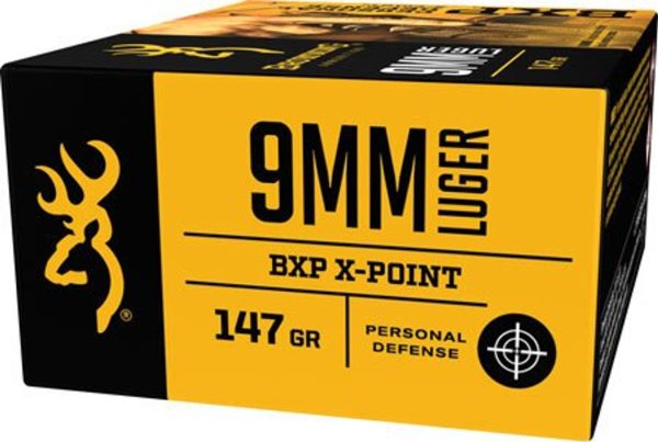 Browning BPX X-Point 9mm 147gr, HP, 20rd Box - Image 2