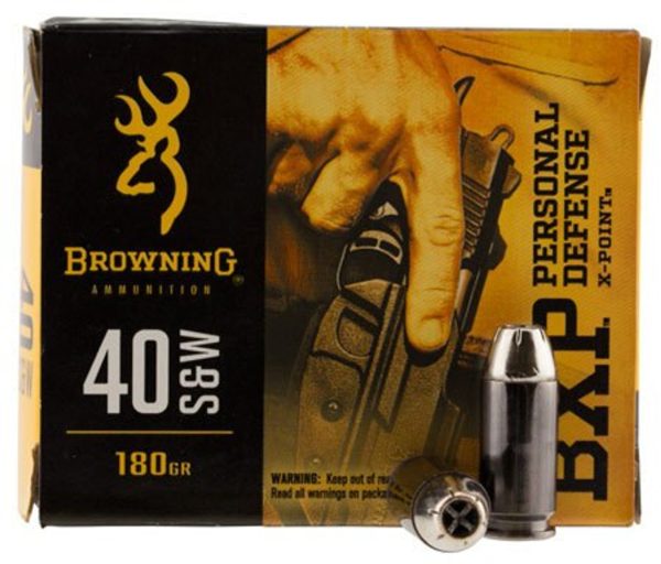 Browning BXP X-Point 40 S&W 180gr, HP, 20rd Box