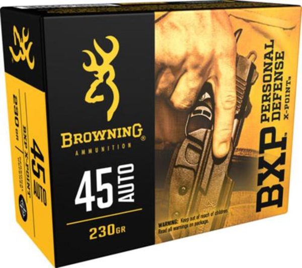 Browning BXP X-Point 45 ACP 230gr, HP 20rd Box