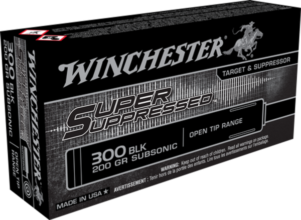 Winchester Super Suppressed 300 Blackout 200gr, 20rd Box