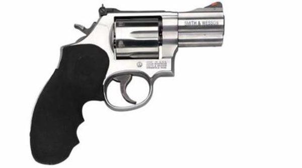 Smith & Wesson 686 357 Mag, 2.5", Red Ramp Adjust. Sights, Stainless