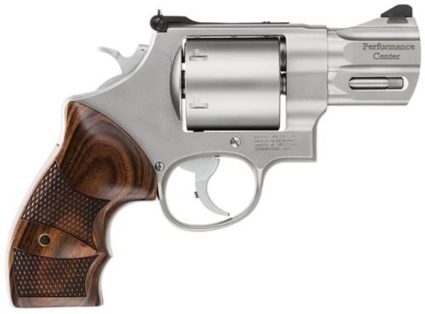 Smith & Wesson 629 Performance Center .44 Mag 2.63" SS Barrel Matte Finish Adjustable Rear Sight Wood Grip 6 Round