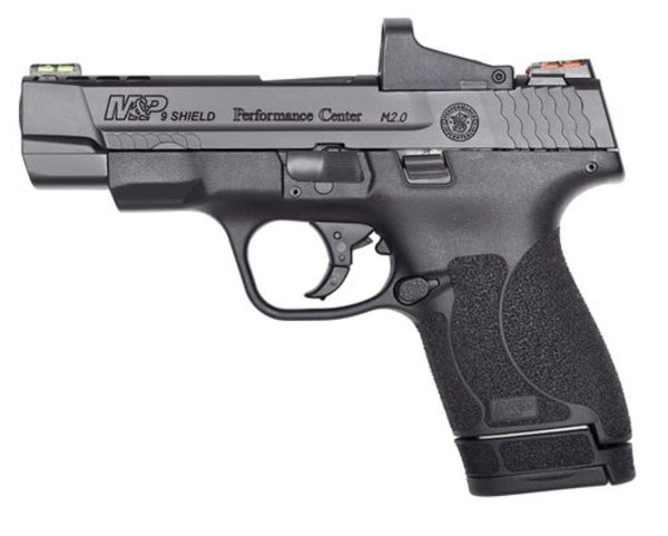 Smith & Wesson M&P Performance Center Shield M2.0 9mm, 4" Barrel, Black, Red Dot Sight, 7rd