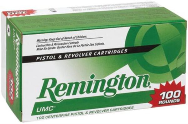 Remington UMC 45 ACP 230gr Metal Case 100rd/Pack 6 Pack/Case