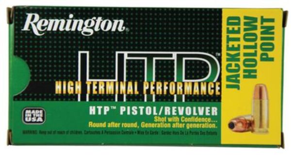 Remington HTP 9mm 115gr, Jacketed Hollow Point, 50rd Box