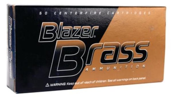 CCI Blazer Brass Ammo .357 Magnum 158gr, Full Metal Jacket 50rd Box