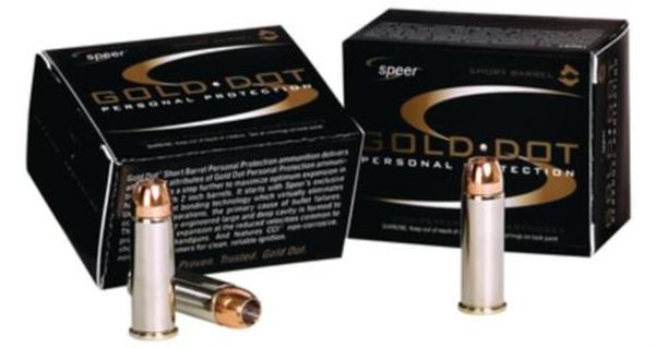 Speer Gold Dot .357 Mag 125 Gr, Hollow Point, 20rd Box, 25 Box/Case