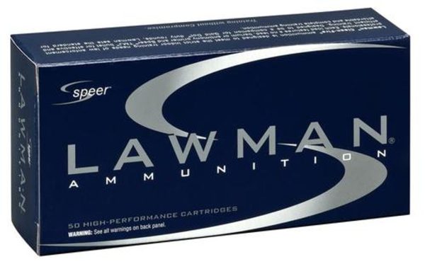 Speer Lawman 40 Smith & Wesson 180gr, Total Metal Jacket 50 Bx/ 20 Cs