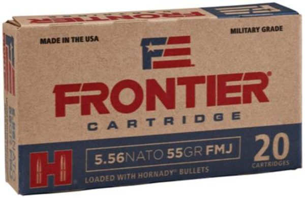 Hornady Frontier 5.56mm, 68 Gr, Boattail Hollow Point Match, 20rd Box