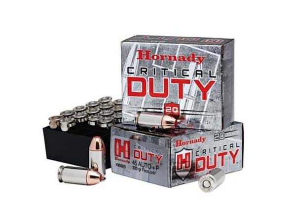 Hornady Critical Duty 45 ACP 220gr, Flexlock, 20rd Box