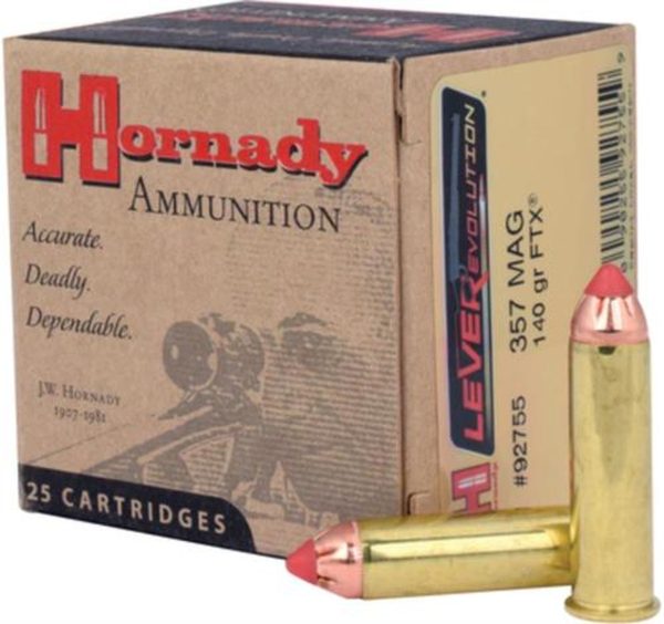 Hornady Leverevolution .357 Magnum 140 Gr, Flex Tip Expanding 25rd/Box