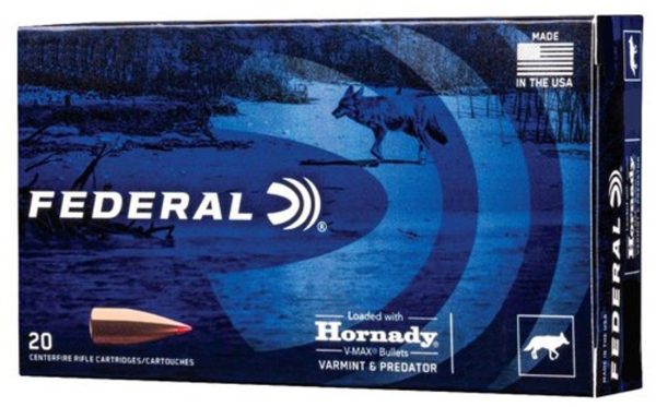 Federal Varmint & Predator 223 Rem/5.56mm 53gr, Hornady V-Max (VMX), 20rd Box