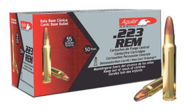 Aguila 223 Rem 55gr, Full Metal Jacket 50Bx/20Cs