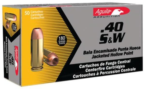 Aguila .40 S&W 180gr, FMJ, 50rd Box