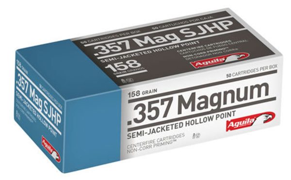 Aguila Ammunition .357 Magnum, 158 Gr, Semi-Jacketed Soft Point, 50rd Box