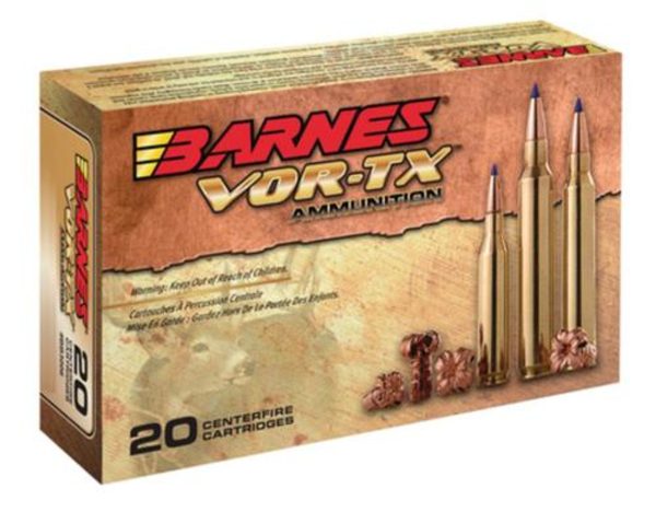 Barnes VOR-TX .308 Win 168gr, Tipped Triple Shock X-Bullet Boattail, 20rd Box