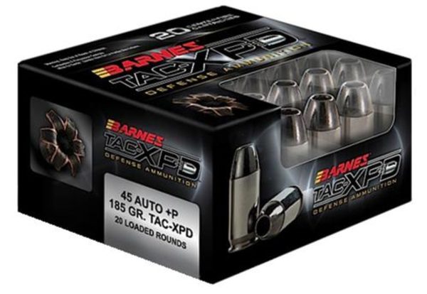 Barnes TACXPD 45 ACP +P, 185 Gr, TXP, 20rd Box