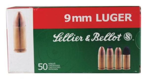 Sellier and Bellot 9mm/9mm Para Subsonic 140 FMJ 50Rd/Box