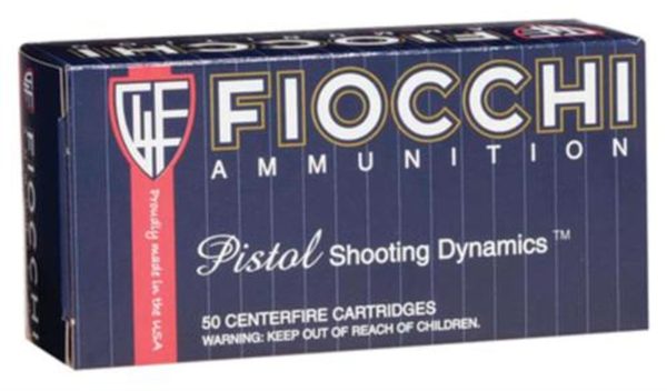 Fiocchi Shooting Dynamics .357 Magnum 142gr, Full Metal Jacket Truncated 50rd Box