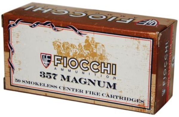 Fiocchi Cowboy Action .357 Magnum 158gr, Lead Flat Point, 50rd Box