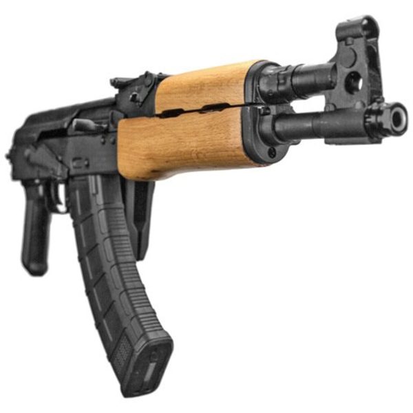 F.A.Cugir Draco AK-47 Pistol, Romanian, 7.62X39, 12.25" Barrel, Wood Forend, Picatinny Arm Brace Mount, 30Rd Mag - Image 3