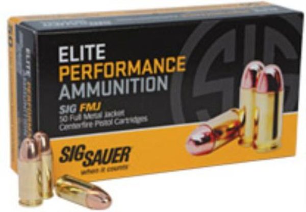 Sig Ammo 357Mag 125Gr Elite Ball FMJ 50rd Box