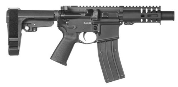 CMMG Banshee 300 MK4, .22 LR, 4.5", 25rd, KAK Flash Can, Black