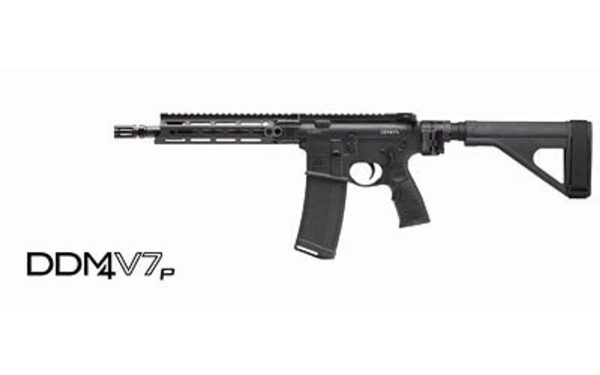 Daniel Defense DDM4 V7 LAW AR Pistol 300 AAC Blackout, NO BRACE