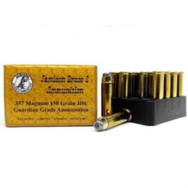 Jamison .357 Mag, 158 Gr, Jacketed Hollow Point, 20rd/Box