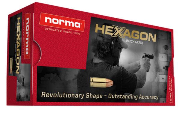 Norma Hexagon 357 Magnum 180Gr, Hexagon, 50rd Box