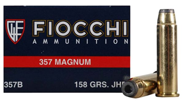 Fiocchi Shooting Dynamics 357 Magnum 158gr, Copper Metal Jacket Flat Point 50rd Box