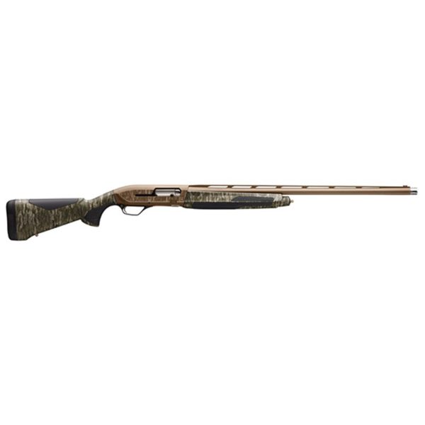 Browning Maxus II Wicked Wing 12 Ga 26" 3.5" Burnt Bronze, Mossy Oak Bottomland Fixed Overmolded Gripping Panels Stock, 4rd