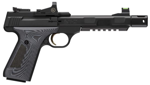 Browning Buck Mark Contour Pro 22 LR, 5.9" Threaded Barrel, Black, Crimson Trace Red Dot, 10rd