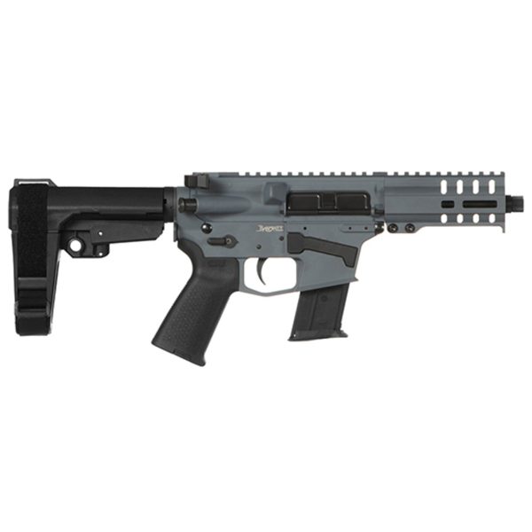 CMMG Banshee 300 Mk57 5.7x28mm, 5" Barrel, Slate Cerakote, Black RipBrace, 20rd