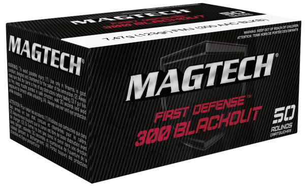 Magtech First Defense Tactical 300 Blackout 200gr, Full Metal Jacket, Subsonic, 50rd Box