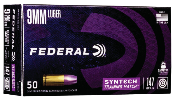 Federal Syntech Training Match 9mm, 147gr, TSF, 50Bx/10Cs