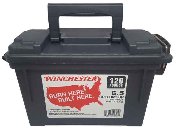 Winchesterchester USA 6.5 Creedmoor 125gr, Open Tip, 120rd Box