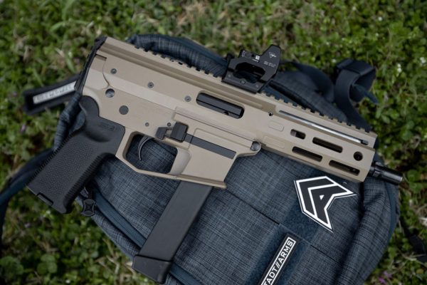 Angstadt MDP-9 9mm, 6" Threaded Barrel, Flat Dark Earth, M-Lok Handguard, 27rd - Image 3