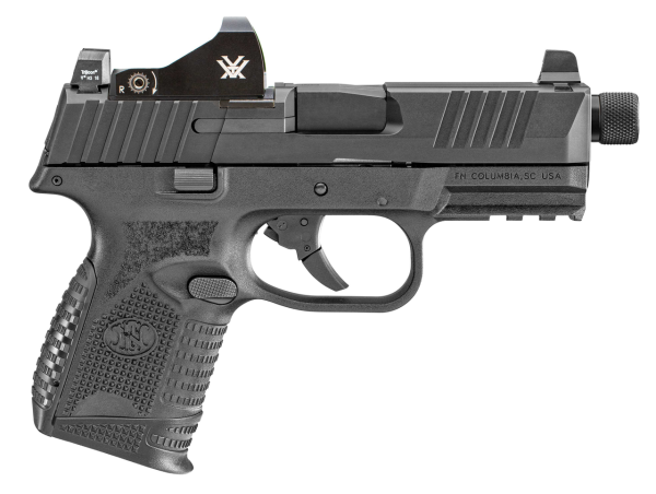 FN 509 Compact Tactical 9mm, 4.32" Threaded Barrel, Black, Vortex Viper Red Dot, 10rd