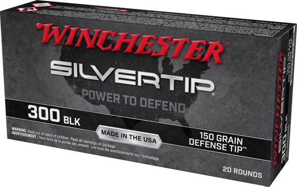 Winchester Silvertip 300 Blackout, 150gr, Defense Tip, 20rd Box - Image 3