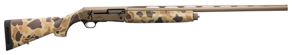 Browning Silver Field 12 Ga, 26" Barrel, 3.5" Chamber, Vintage Tan Camo Synthetic Stock, 4rd