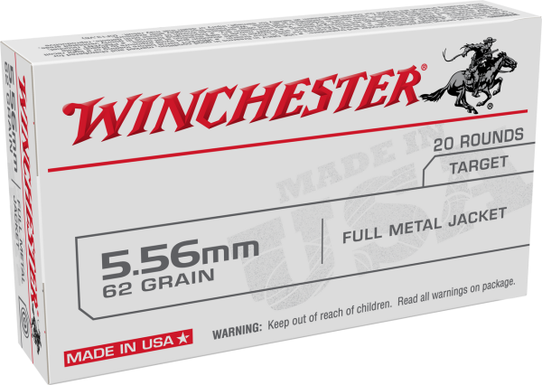 Winchester , 556NATO, 62Gr, Full Metal Jacket, 20rd Box