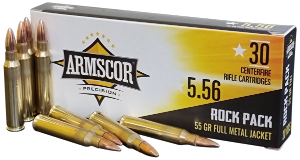 Armscor Precision 5.56x45mm, 55gr, Full Metal Jacket, 30rd Box