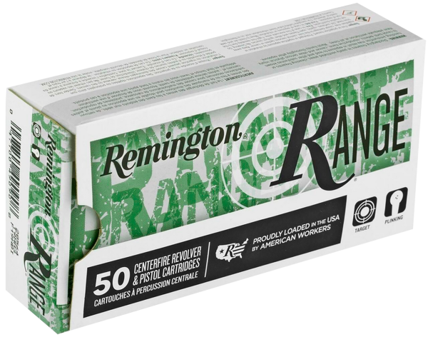 Remington Range 380 ACP, 95gr, 955 fps, FNEB, 50Bx/10Cs