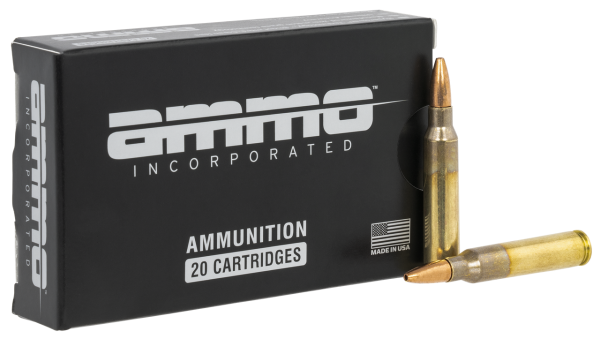 Ammo Inc Signature Hunting 223 Remington, 62gr, Jacketed Hollow Point, 20Bx/10Cs