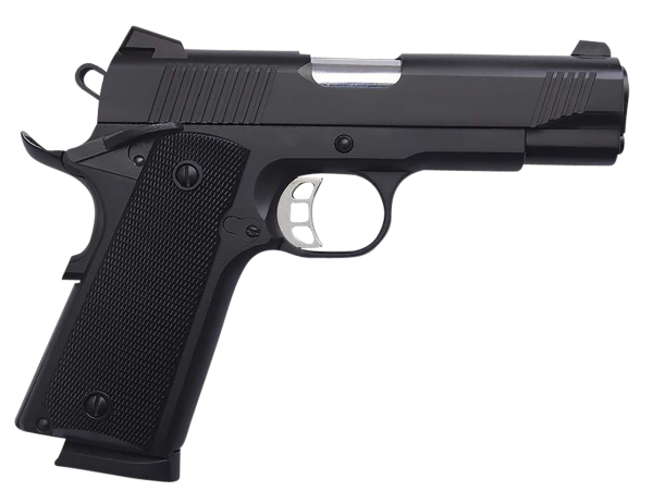 Tisas 1911 Carry 9mm, 4.25" Cold Hammer Forged Barrel Barrel, Black Cerakote, 10rd