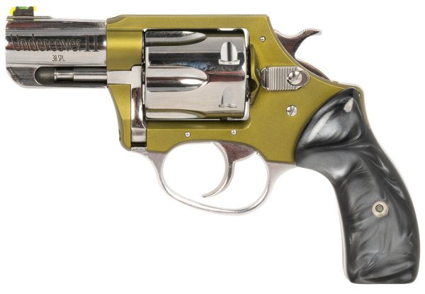 Charter Arms Undercover II 38 Special, 2.2" Barrel, Olive Drab Green, Black Pearlite Grips, 6rd - Image 2