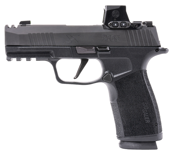 Sig Sauer P365X 9mm, 3.1" Barrel. Black, Romeo-X Optic, 17rd