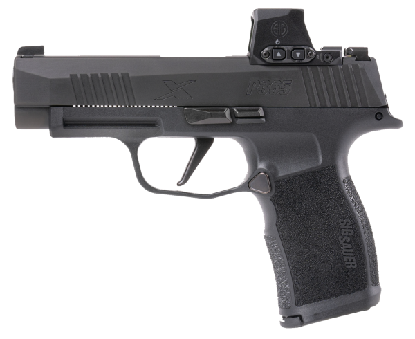 Sig Sauer P365 9mm, 3.7" Barrel, Black, Romeo-X Optic, 10rd - Image 2